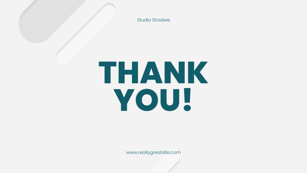 Thank you page